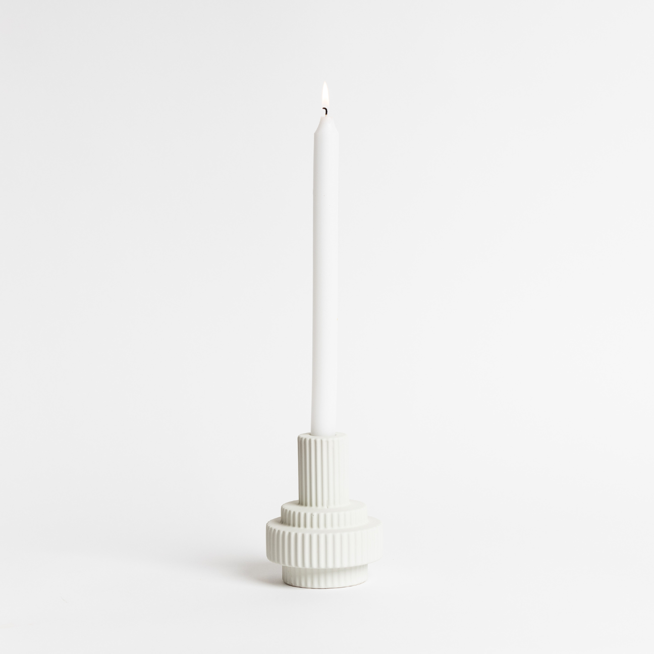 Burj Candle Holder - White