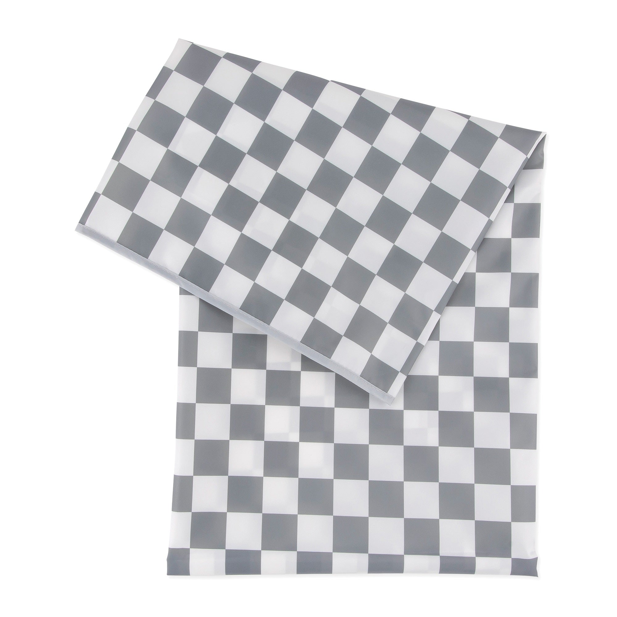Bumkins Waterproof Splat Mat - Charcoal Check