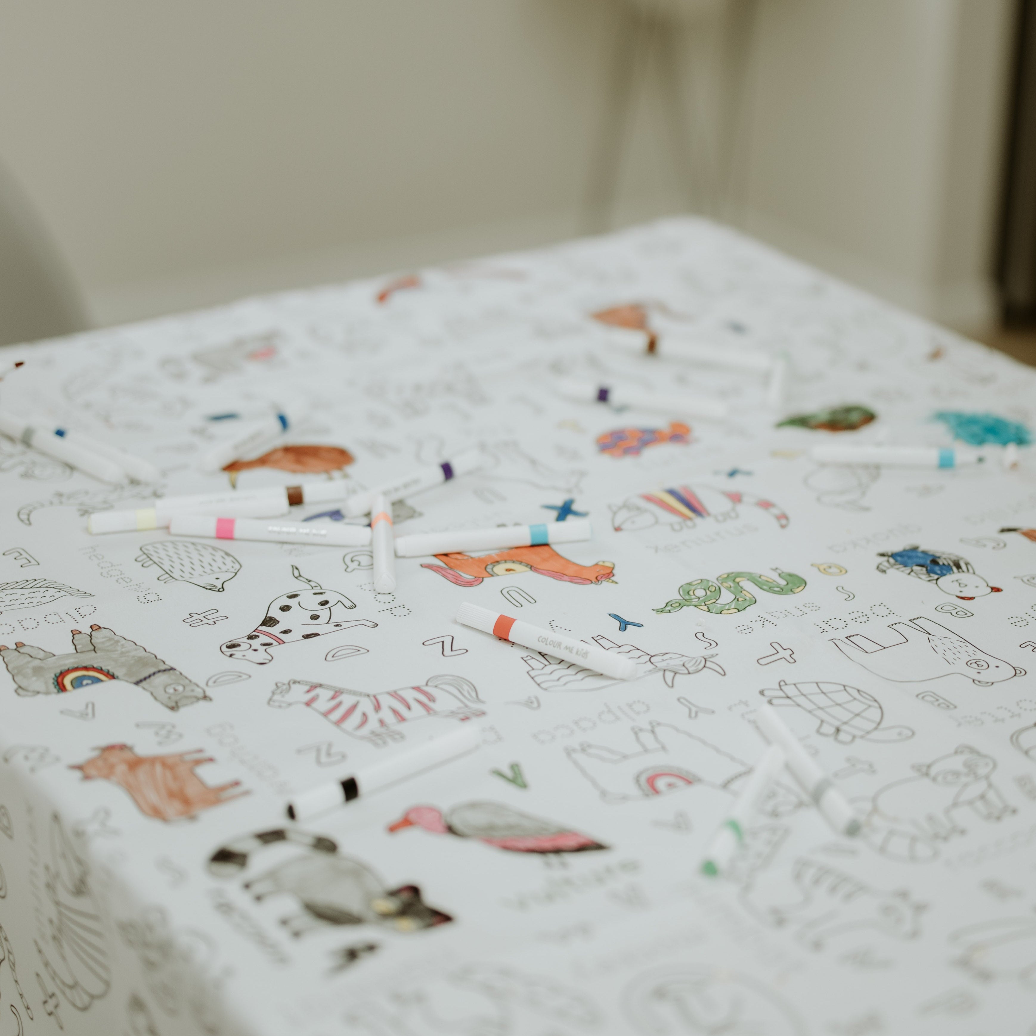 Colour me kids - Tablecloth set
