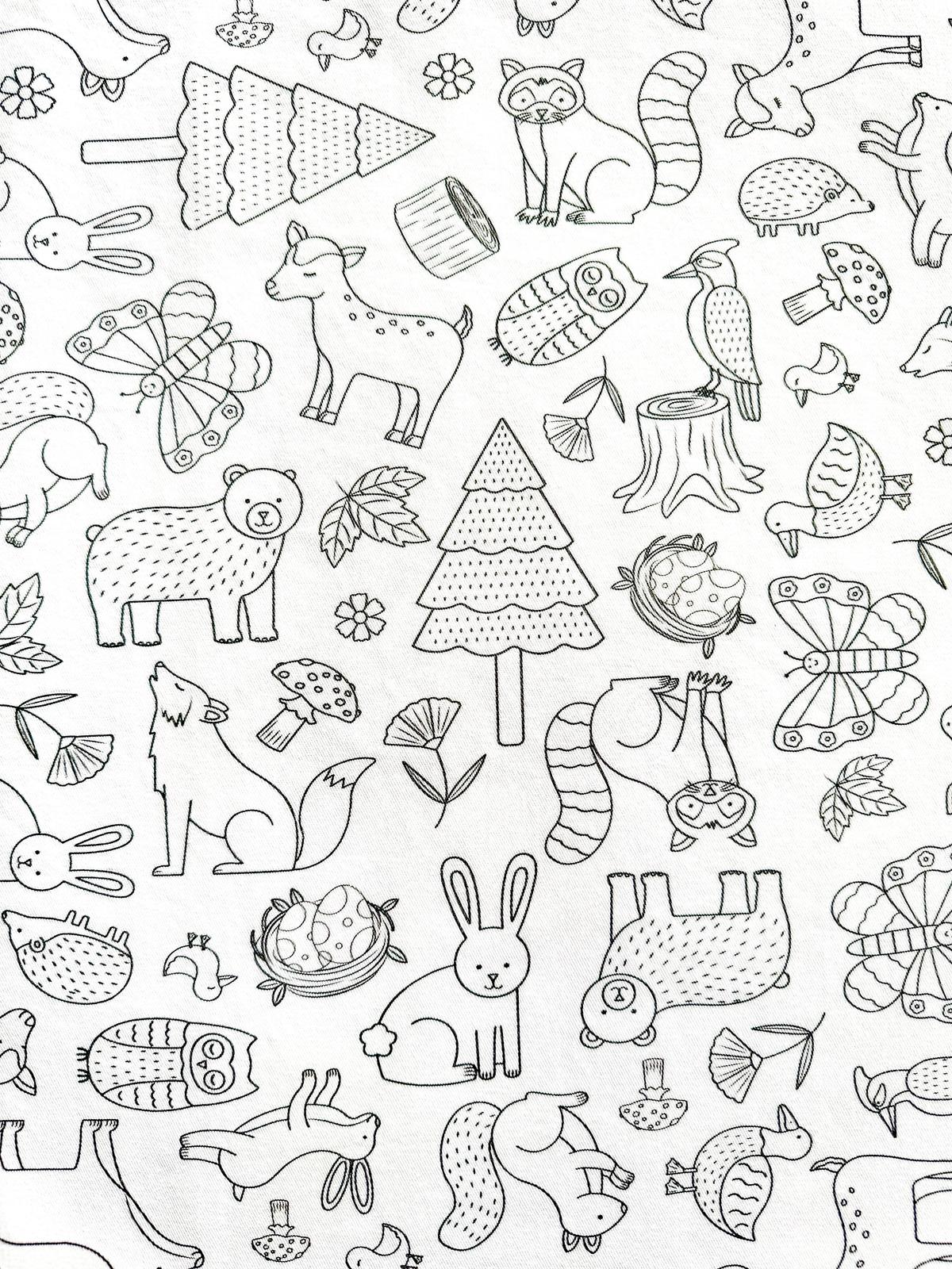 Colour me kids - Tablecloth set