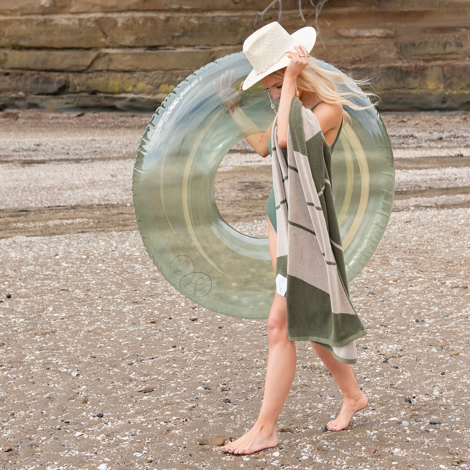Seaglass Translucent oversized pool tube