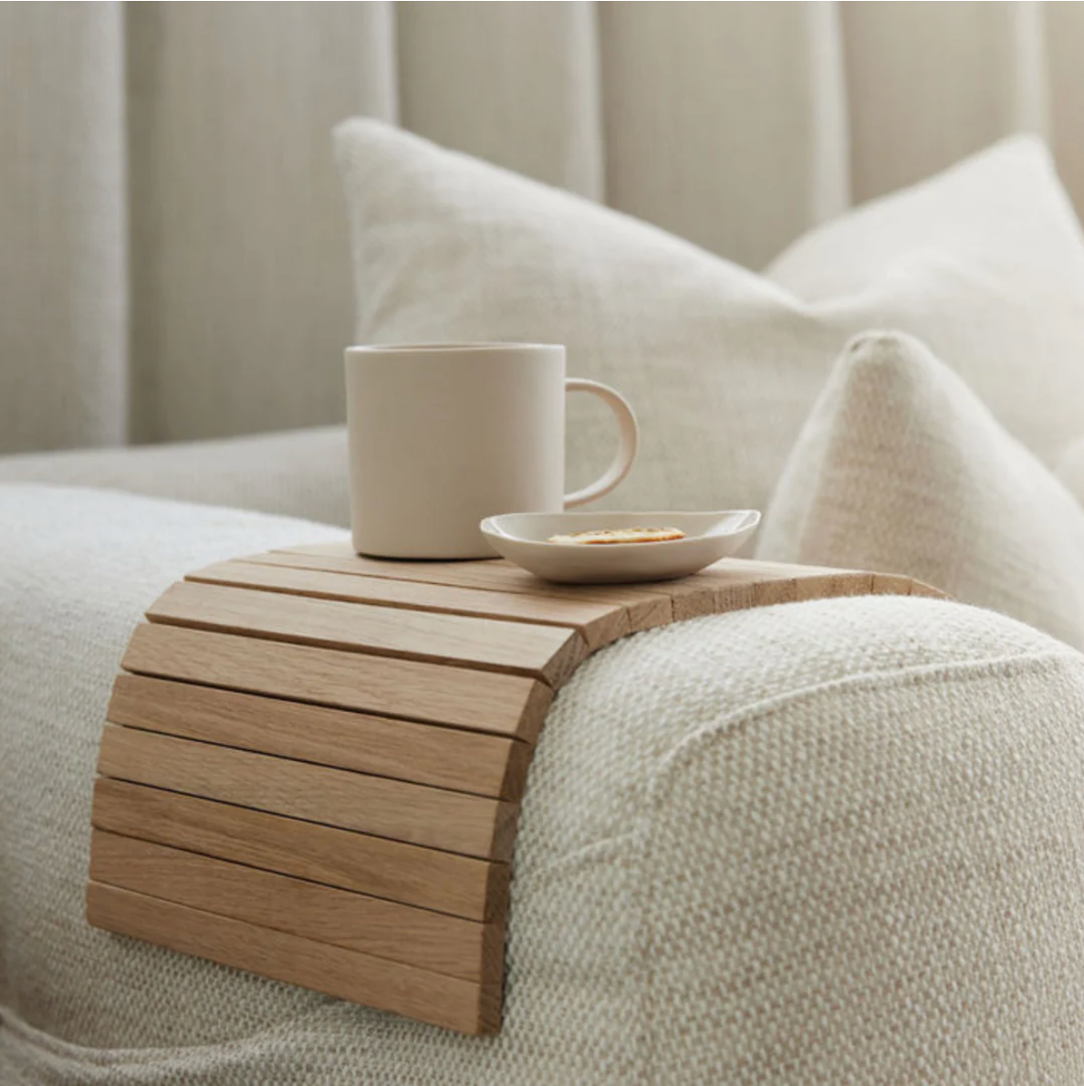 Arm Chair Side- Natural Oak