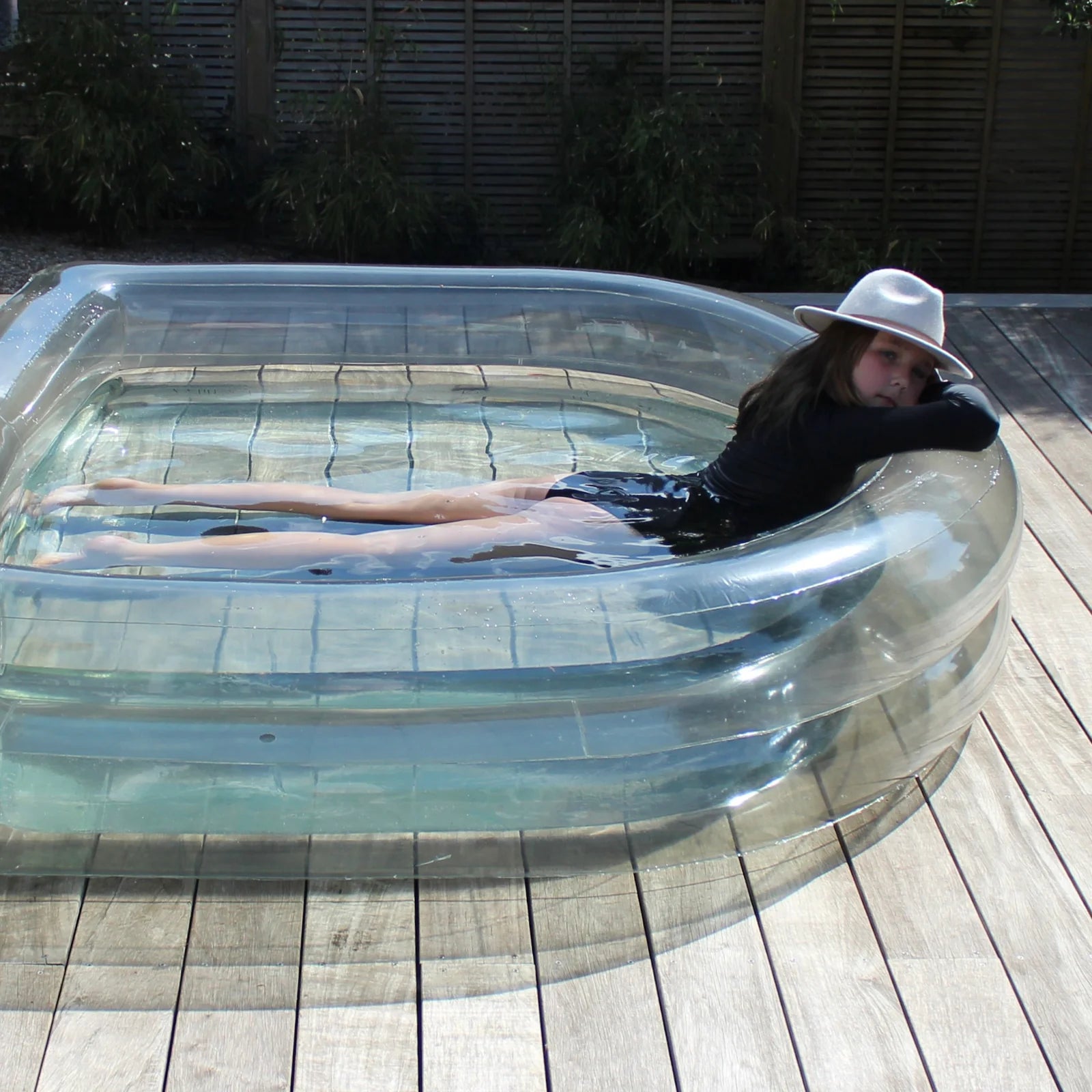 Pewter Translucent Arch Paddling Pool