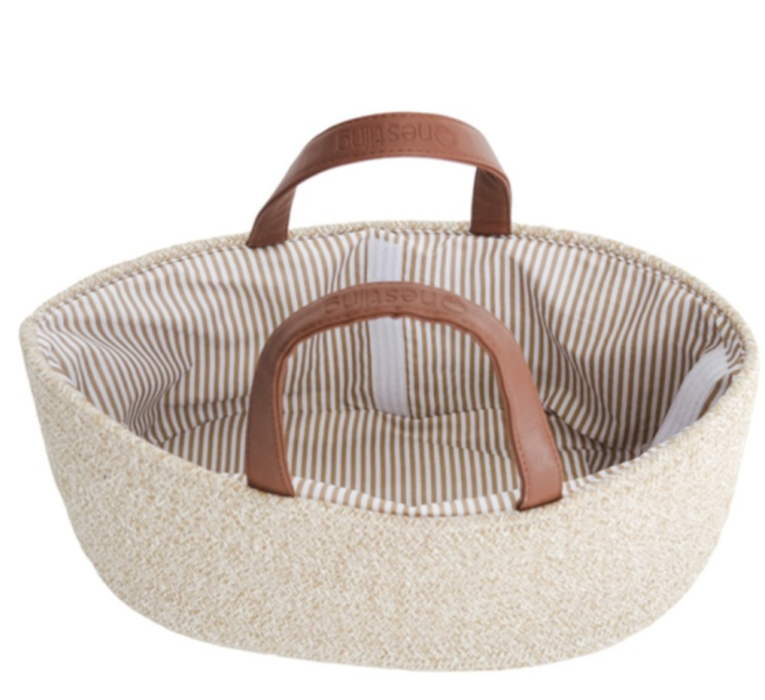 Nestling Nappy Caddy - Natural